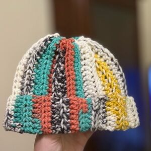 Colorful Crochet Kids Beanie